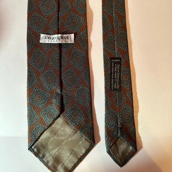 giorgio armani cravatte Silk Tie Men’s Size 56” L X 4” W - Picture 3 of 7